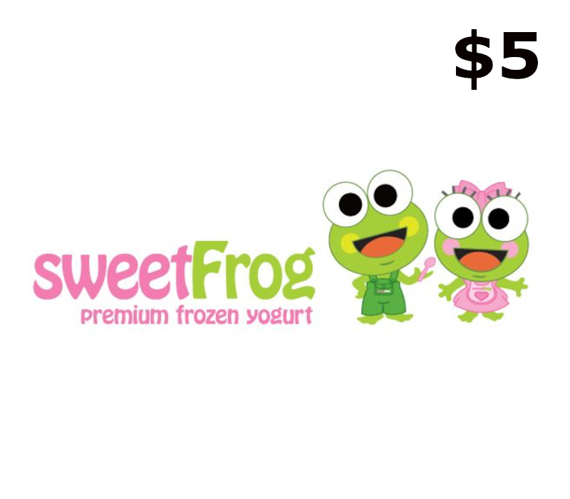 SweetFrog Frozen Yogurt $5 Gift Card US