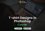 T-shirt Designs in Photoshop Alpha Academy Code screenshot 1