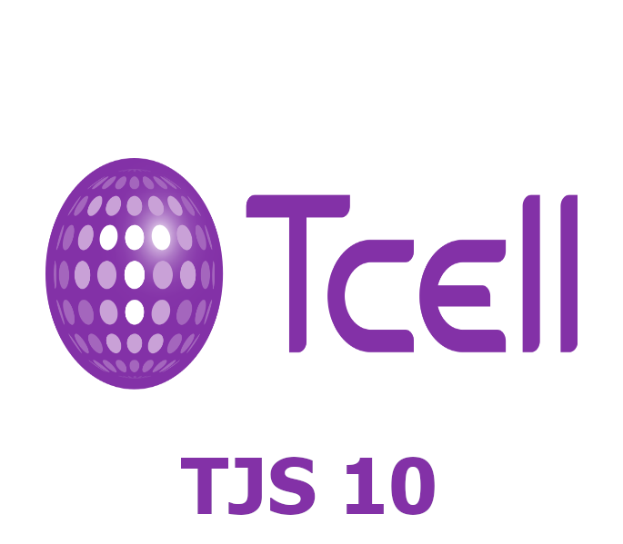 TCell 10 TJS Mobile Top-up TJ