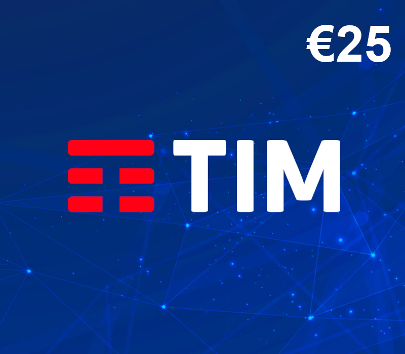 

TIM €25 Mobile top-up IT