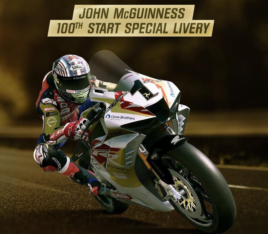 TT Isle Of Man 3 - John McGuinness 100th Start Livery DLC Steam