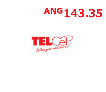 

Telcell 143.35 ANG Mobile Top-up SX