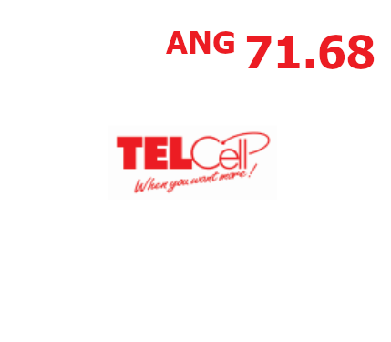 

Telcell 71.68 ANG Mobile Top-up SX