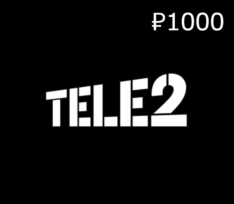 Tele2 ₽1000 Mobile Top-up RU