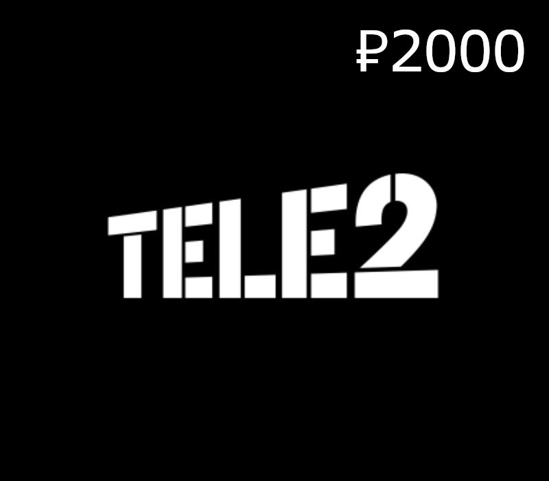 

Tele2 ₽2000 Mobile Top-up RU