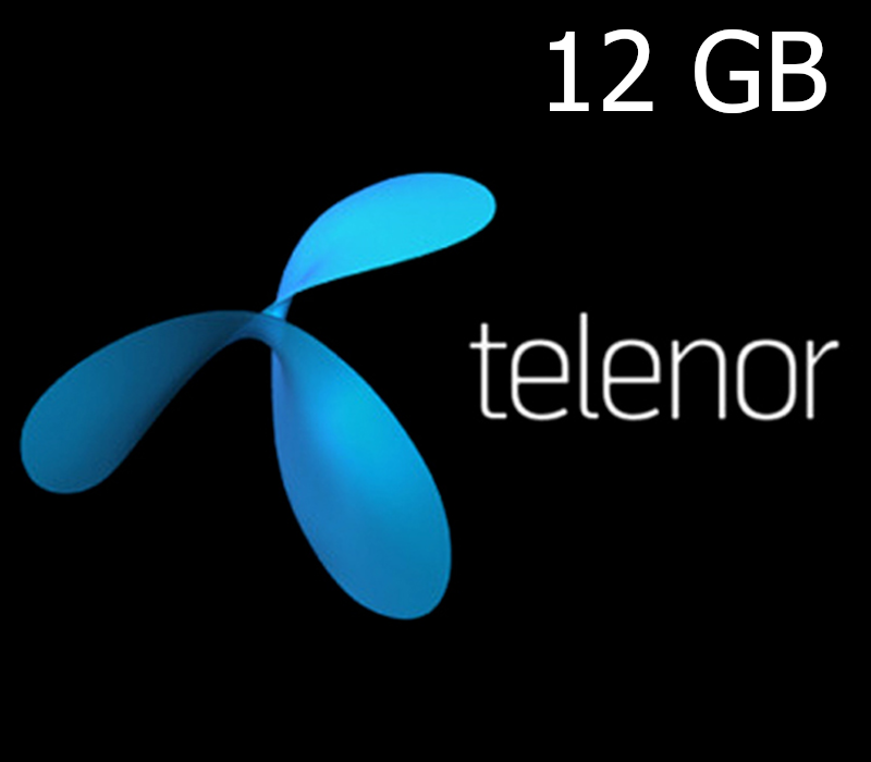 

Telenor 12 GB Data Mobile Top-up PK