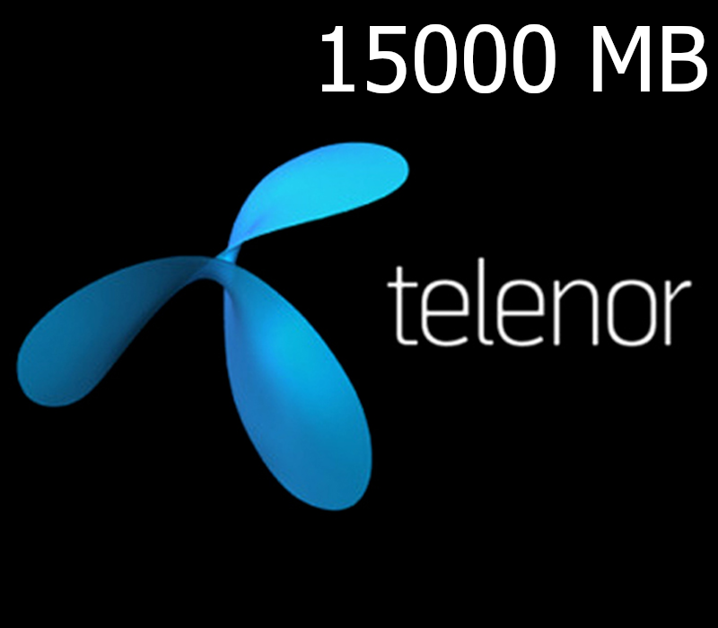 

Telenor 15000 MB Data Mobile Top-up PK