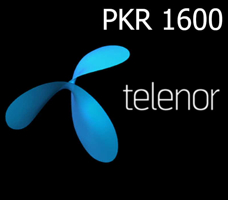 

Telenor 1600 PKR Mobile Top-up PK