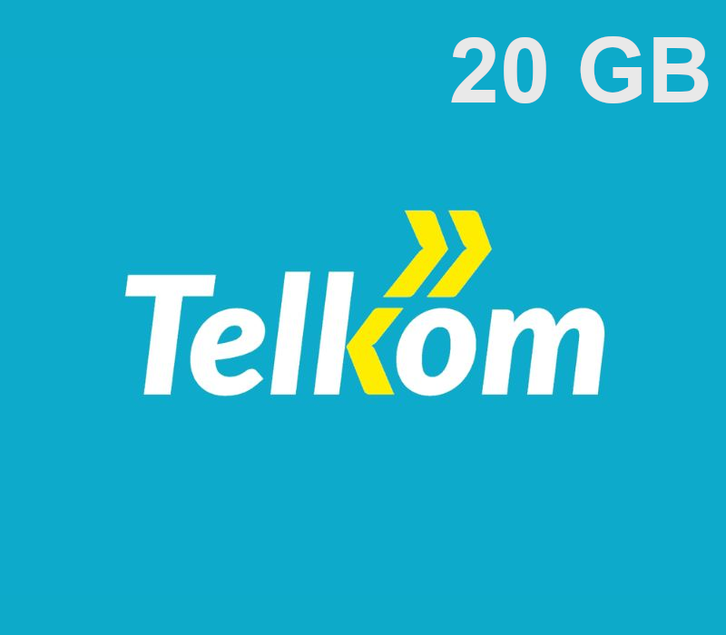 

Telkom 20 GB Data Mobile Top-up ZA