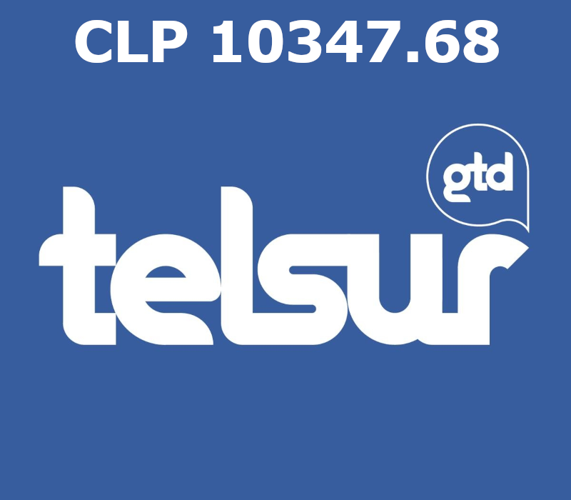 

Telsur 10347.68 CLP Mobile Top-up CL