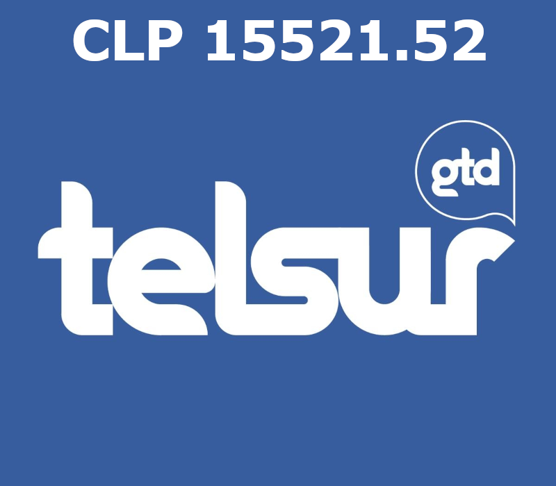 

Telsur 15521.52 CLP Mobile Top-up CL