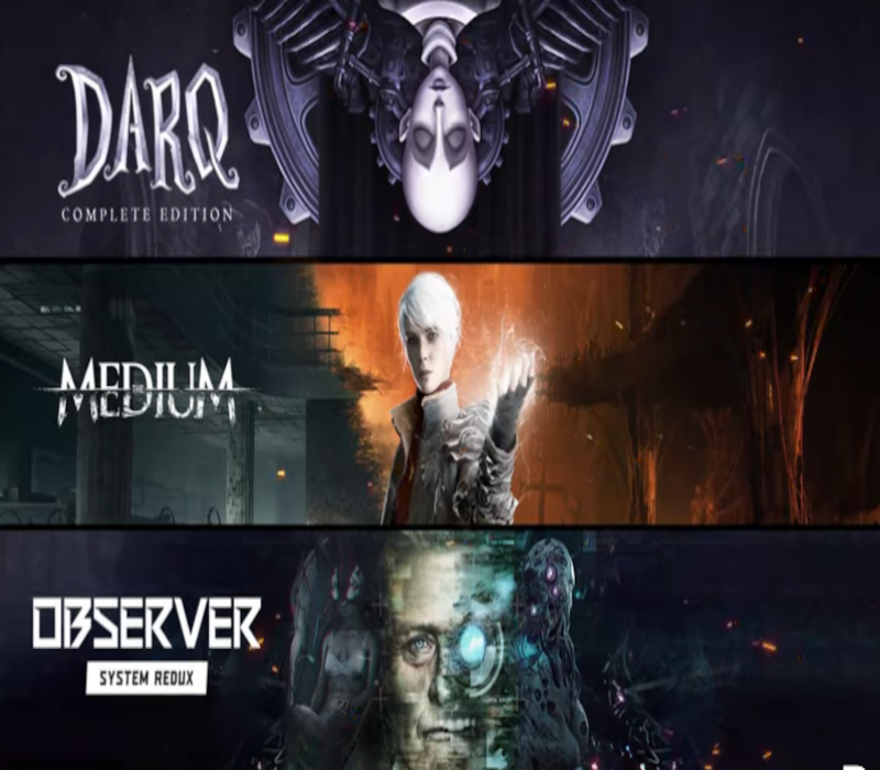 

The Medium + Observer: System Redux + DARQ: Complete Edition - Bundle AR XBOX One / Xbox Series X|S CD Key