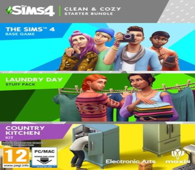 cover The Sims 4 - Clean & Cozy Starter Bundle Origin