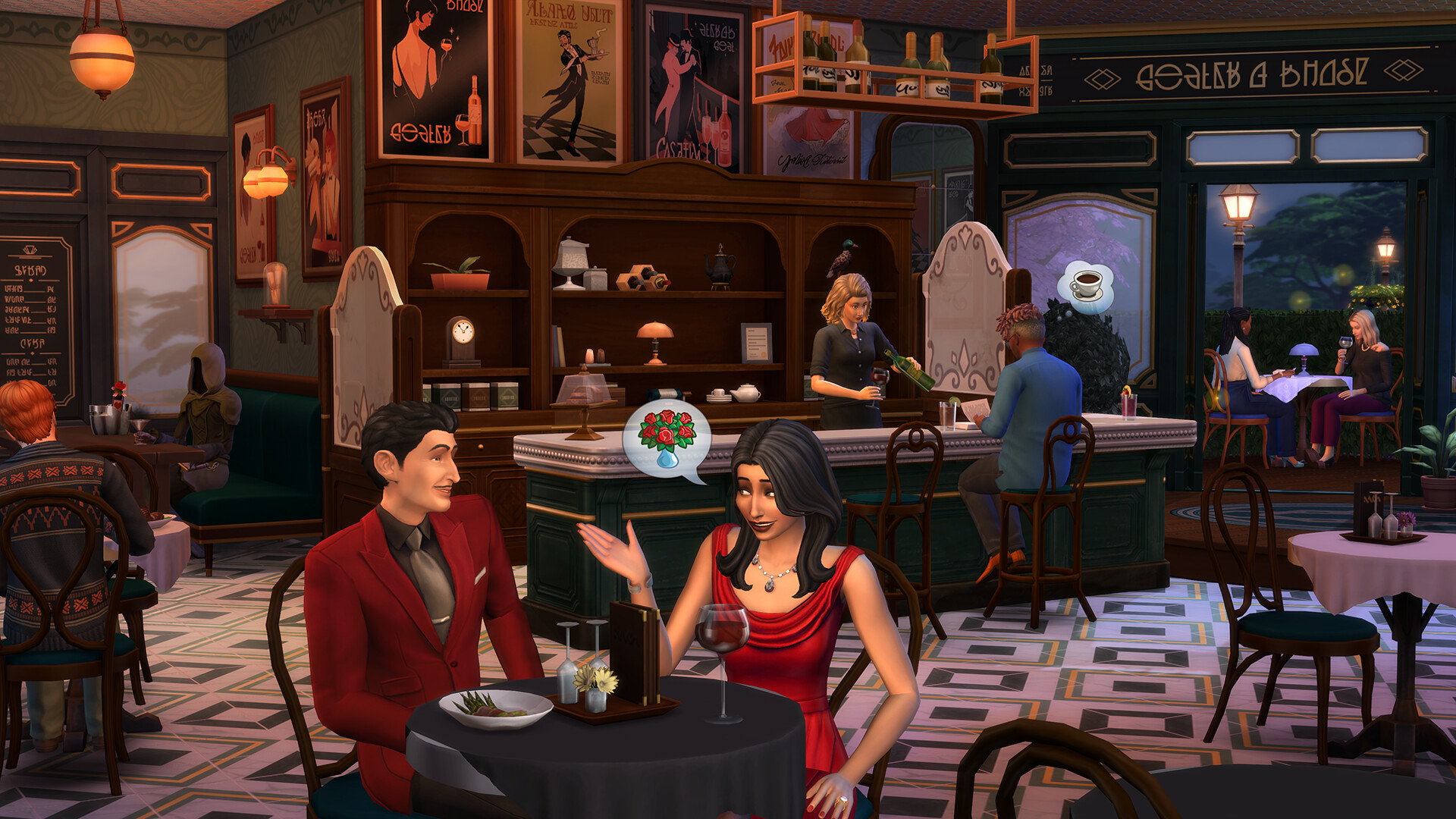 The Sims 4 - Cozy Bistro Kit DLC PC EA App CD Key