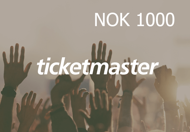 Ticketmaster 1000 NOK Gift Card NO