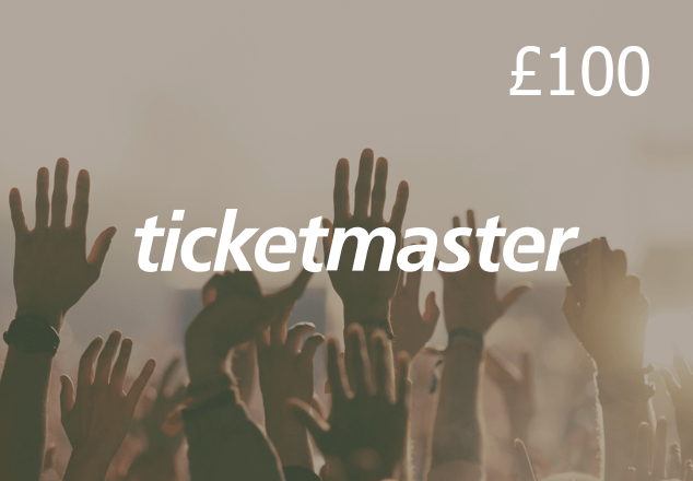 Ticketmaster £100 Gift Card UK