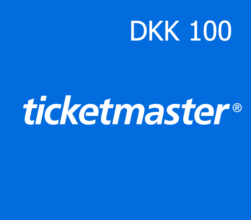 

Ticketmaster 100 DKK Gift Card DK