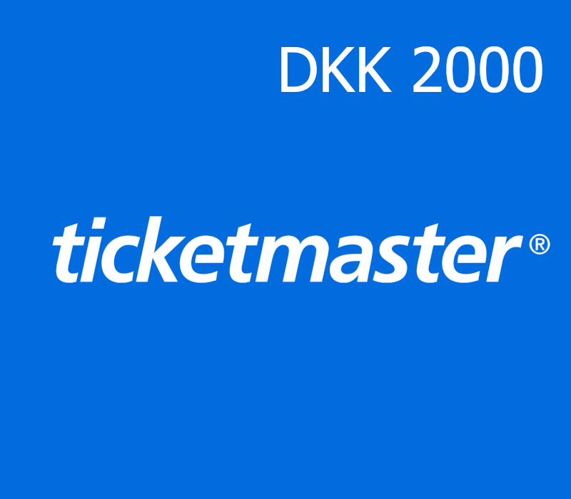 

Ticketmaster 2000 DKK Gift Card DK