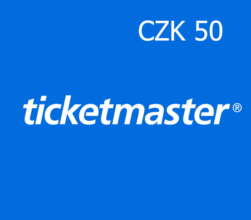 

Ticketmaster 50 CZK Gift Card CZ