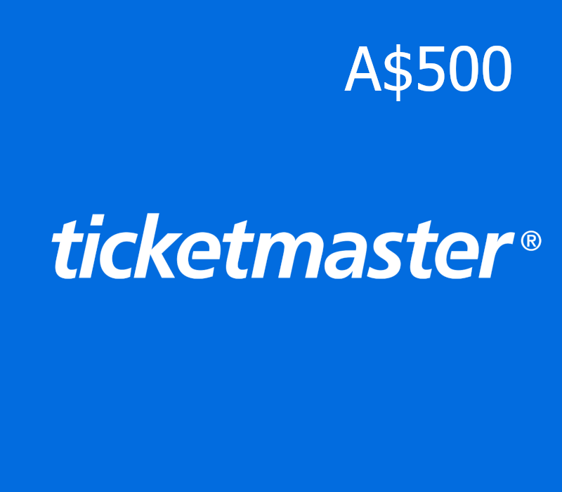 

Ticketmaster A$500 Gift Card AU