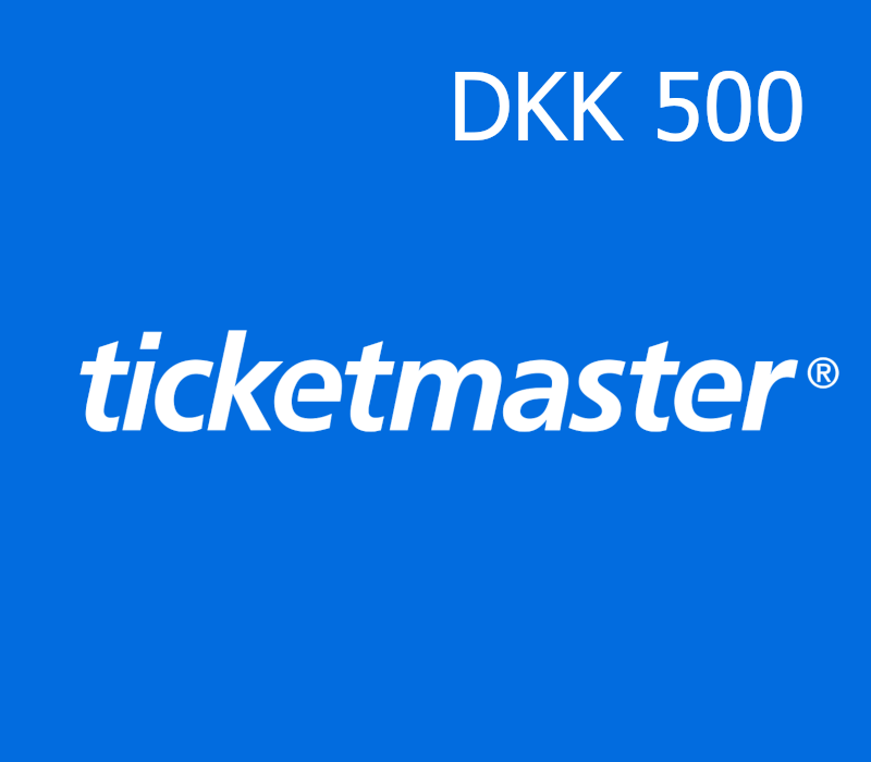 

Ticketmaster 500 DKK Gift Card DK