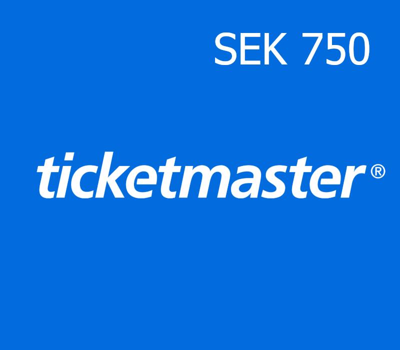 

Ticketmaster 750 SEK Gift Card SE