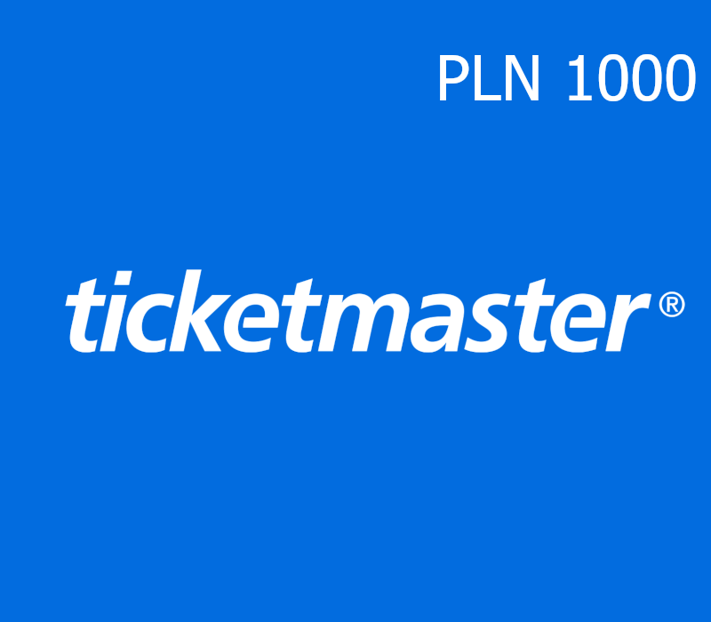 Ticketmaster 1000 PLN Gift Card PL