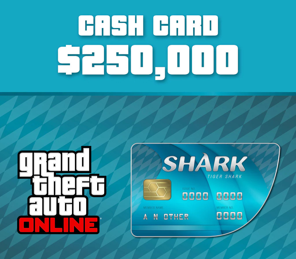 

Grand Theft Auto Online - $250,000 Tiger Shark Cash Card PC Activation Code