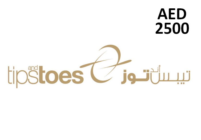 Tips And Toes 2500 AED Gift Card AE