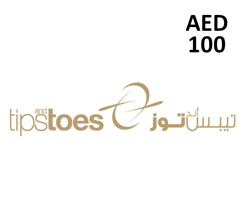 Tips And Toes 100 AED Gift Card AE