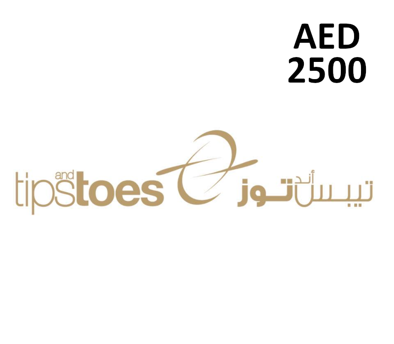 

Tips and Toes 2500 AED Gift Card AE