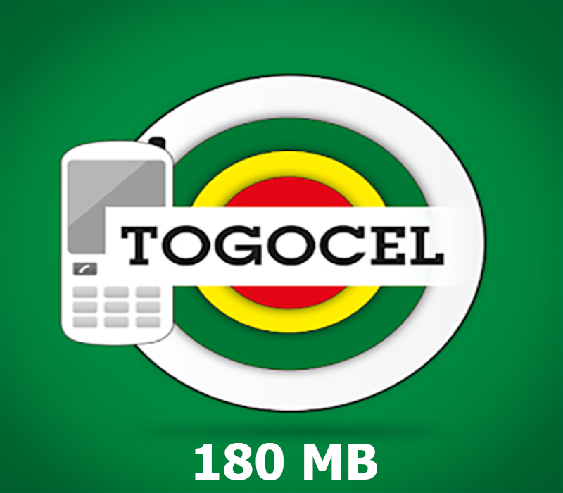 

Togocel 180 MB Data Mobile Top-up TG