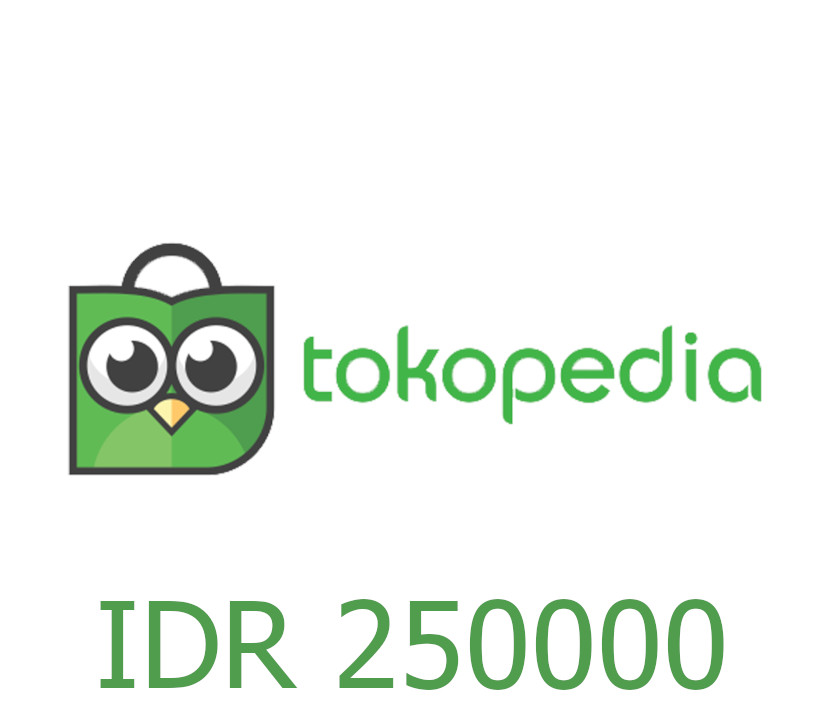 

Tokopedia 250000 IDR Gift Card ID