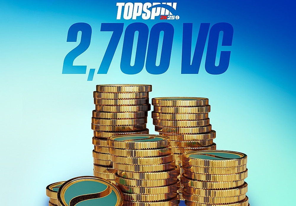 TopSpin 2K25 - 2,700 Virtual Currency Pack XBOX One / Xbox Series X|S CD Key screenshot 1