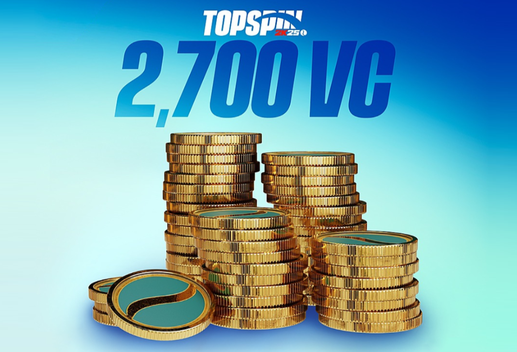 TopSpin 2K25 - 2,700 Virtual Currency Pack XBOX One / Xbox Series X|S