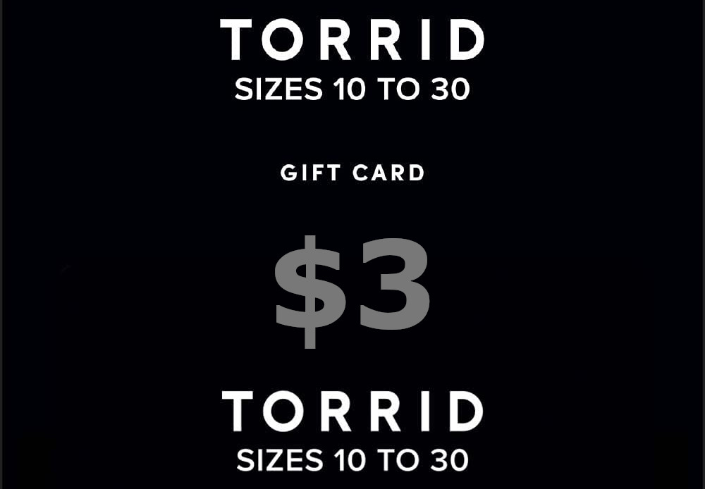 Torrid $3 Gift Card US screenshot 1