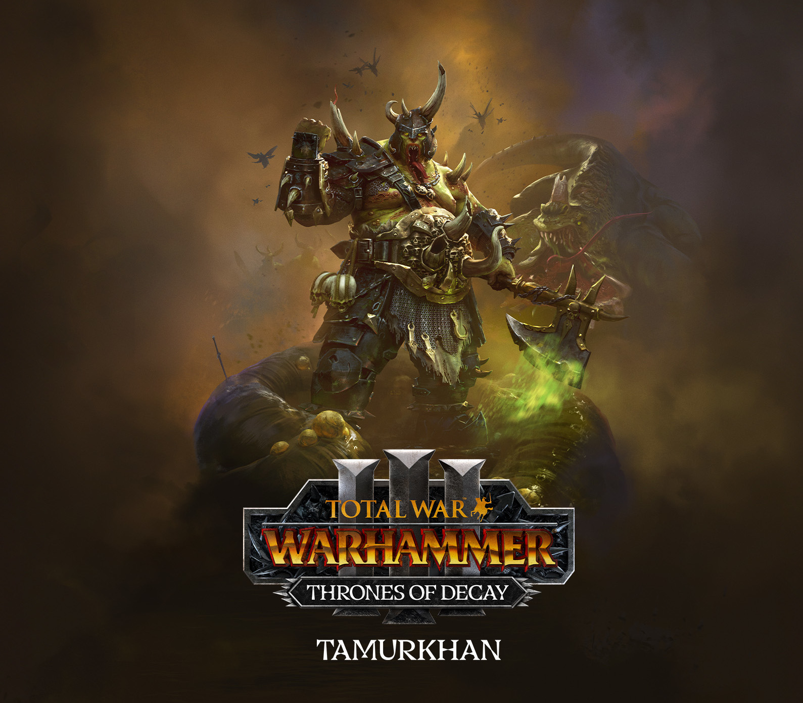 cover Total War: WARHAMMER III + Tamurkhan – Thrones of Decay DLC Bundle PC Steam Account