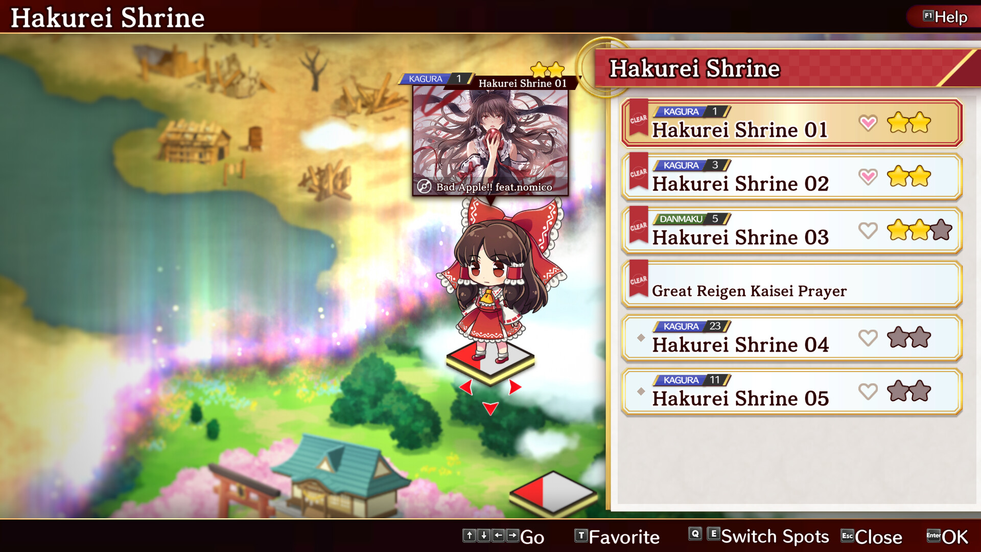 Touhou Danmaku Kagura Phantasia Lost PC Steam Account