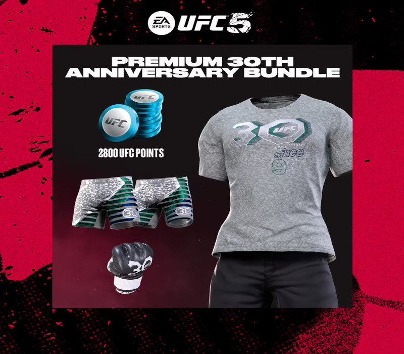 

UFC 5 - Premium 30th Anniversary Bundle DLC AR Xbox Series X|S CD Key