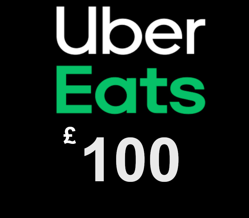 Uber Eats 100 GBP Gift Card UK