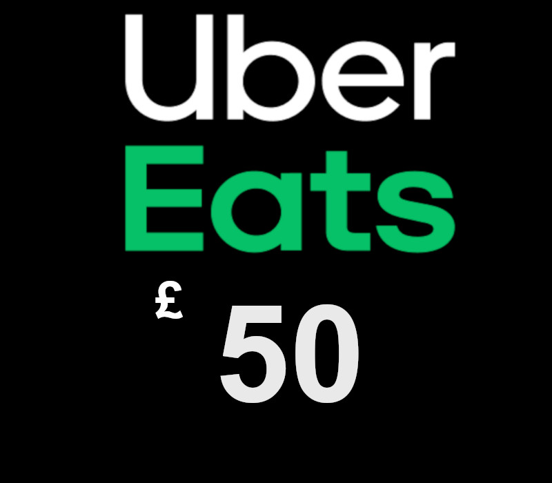 Uber Eats 50 GBP Gift Card UK