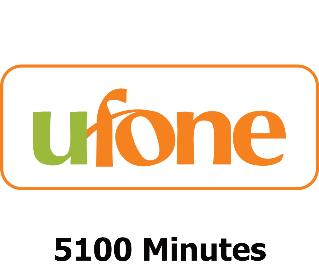 

Ufone 5100 Minutes Talktime Mobile Top-up PK