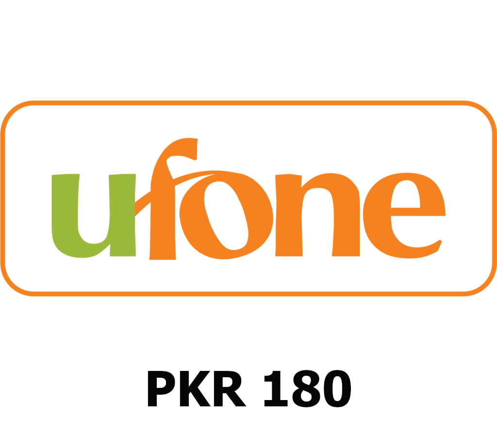 

Ufone 180 PKR Mobile Top-up PK