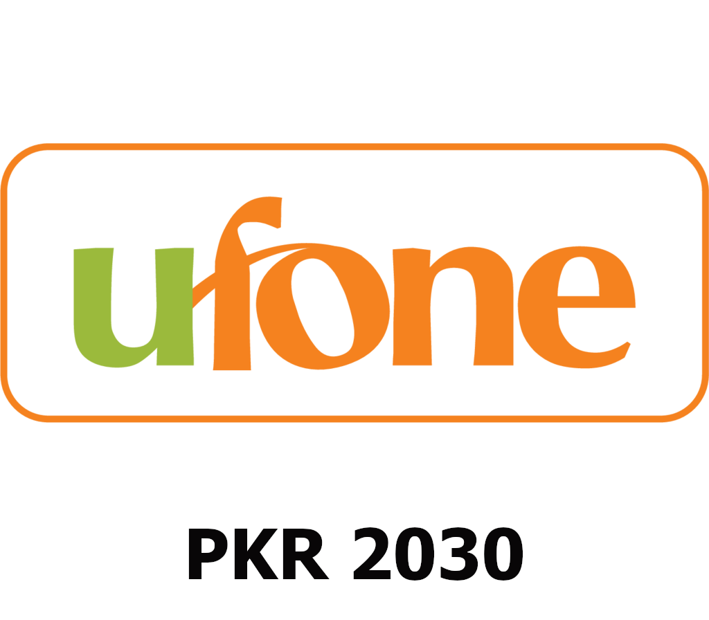 

Ufone 2030 PKR Mobile Top-up PK