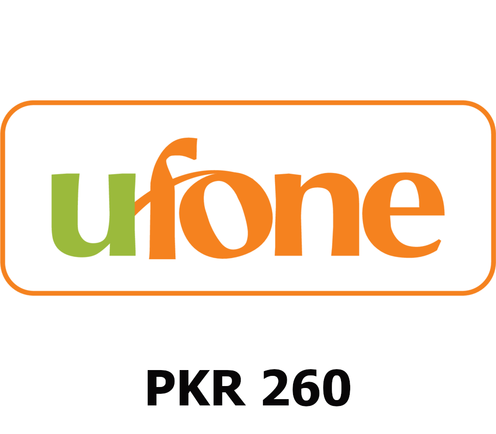 

Ufone 260 PKR Mobile Top-up PK