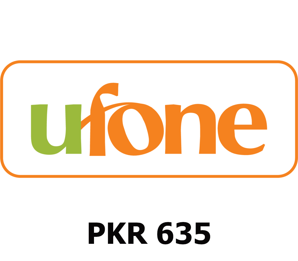 Ufone 635 PKR Mobile Top-up PK