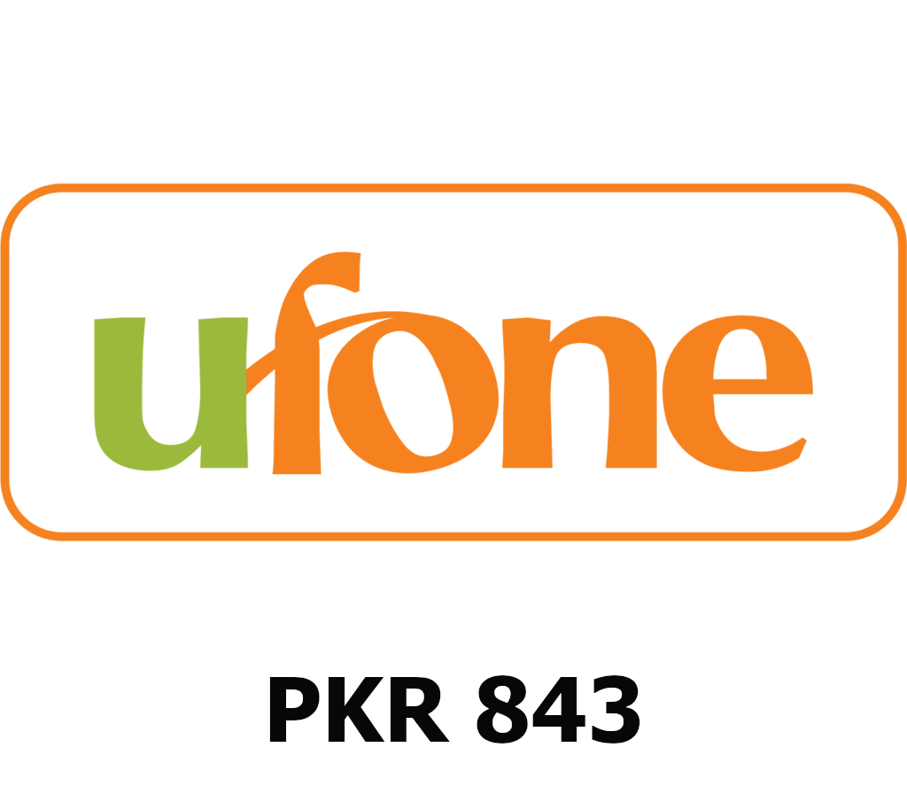 

Ufone 843 PKR Mobile Top-up PK