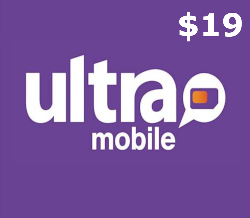 

Ultra Mobile $19 Mobile Top-up US