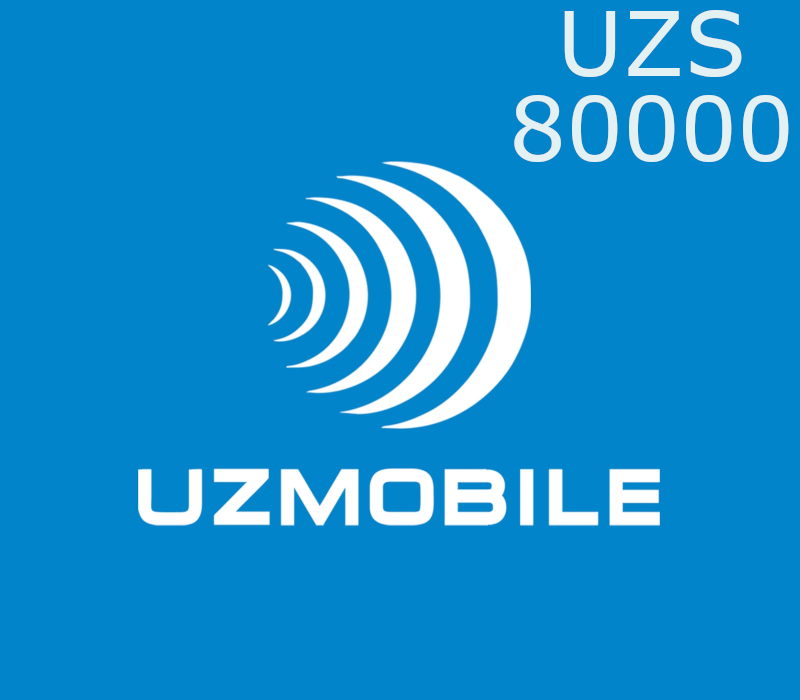 

UzMobile 80000 UZS Mobile Top-up UZ