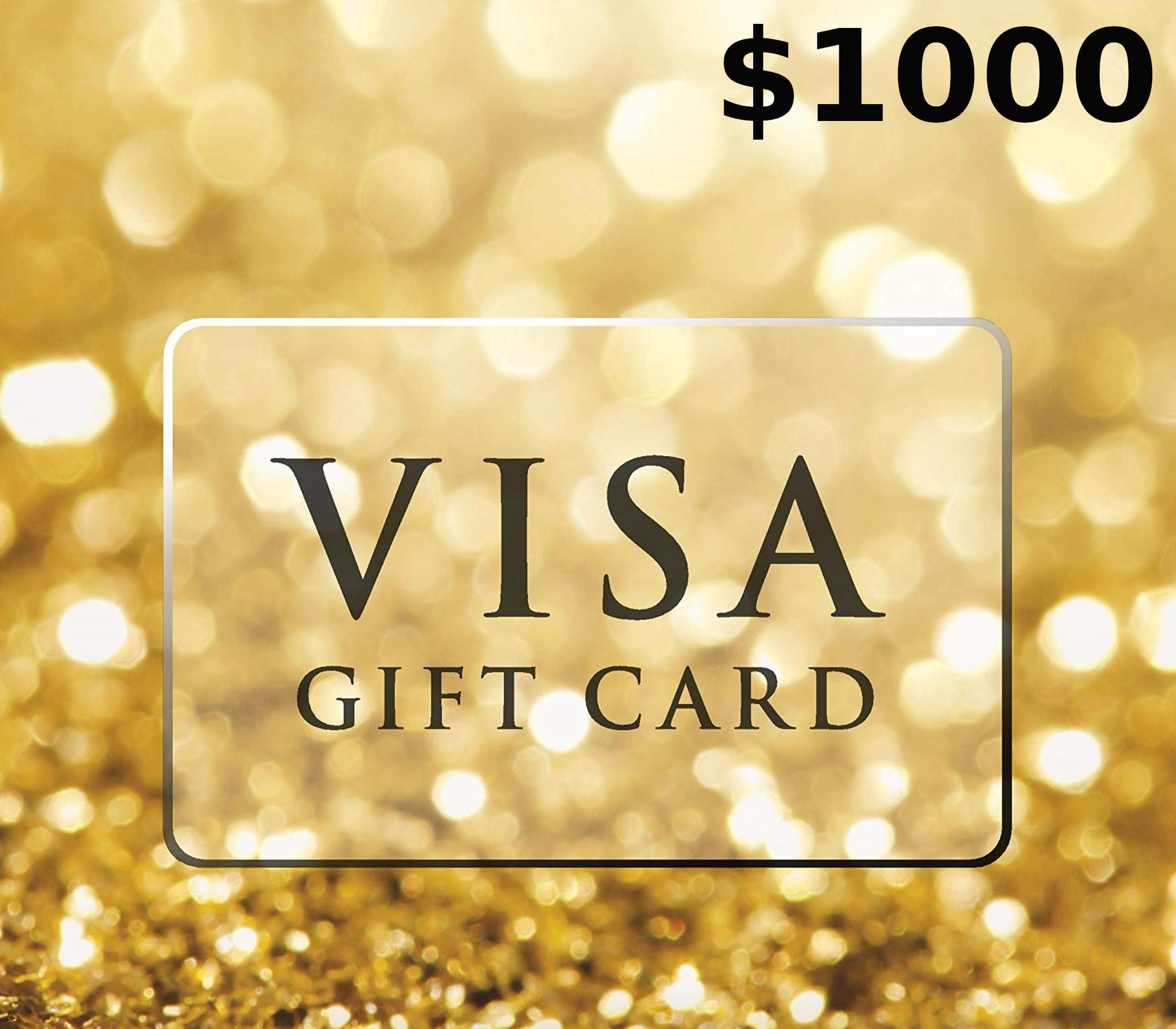 

Visa Gift Card $1000 US